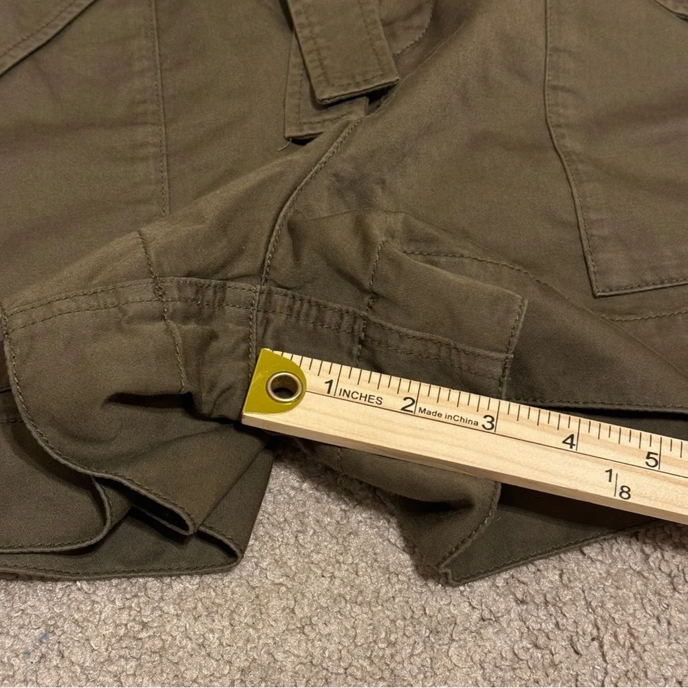 Rag & Bone Field Cargo Short Size 26 Dark Olive Green Belted Shorts - Picture 7 of 8